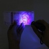 POCKETMAN Portable UV Flashlight 395-400nm Black Light Flashlights Ultraviolet Zoomable