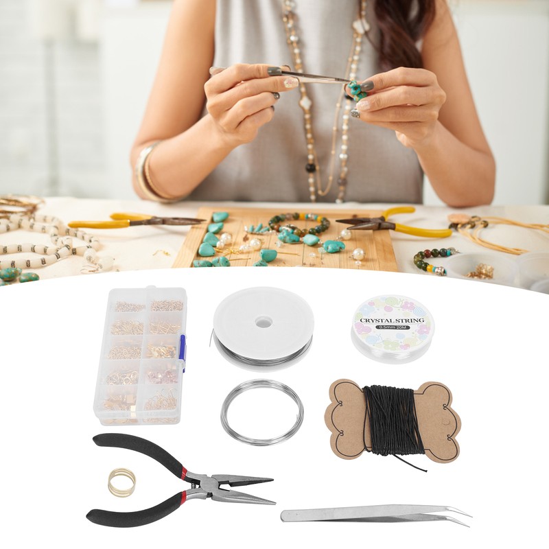 Jewelry Making Tool Kit Earring Crafts DIY Lobster Clasp Wax