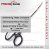 PRECISE CANADA: TAILOR SCISSORS 8" SEWING DRESSMAKING UPHOLSTERY FABRIC CUTTING