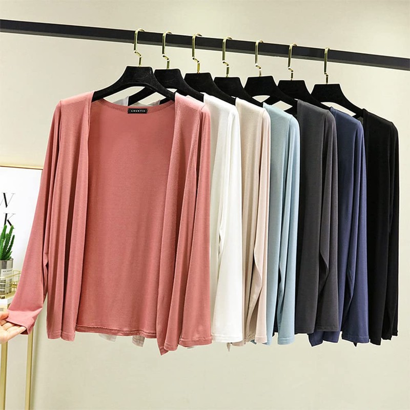 fyetemon Cardigan, Women's, Cooling Protection, UV Protection, Sunscreen, Solid, Simple,