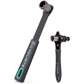 cyclists Bicycle Crank Puller for Square Thread Crankset or ISIS & Octalink Bicycle Tool Crank Remover (CT-B03+CT-C03, M)