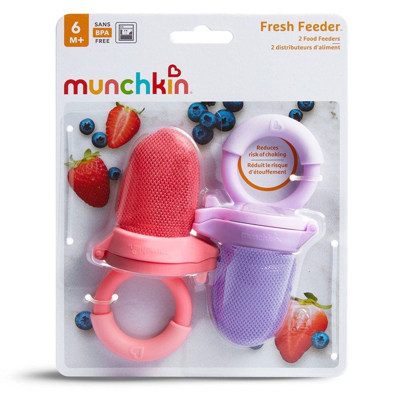 Munchkin Baby Feeder for Fresh Food and Fruit, 2 Pack,