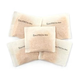 Sanitary Bin Biological Deodorising Sachets – Odour Control Freshener for Feminine Hygiene and Nappy Bins – 100 Pack