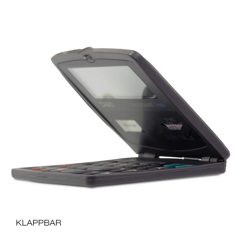 CASIO Taschenrechner SL-210TE, 10-stellig, mit Steuerberechnung, Tausenderunterteilung, klappbar, Solar-/Batteriebetrieb