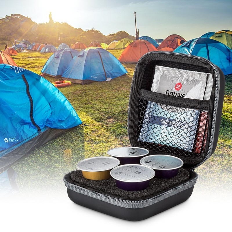 Protective Carrying Case For Nespresso & Compatible Capsules Portable Espresso