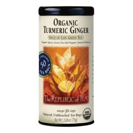 The Republic Of Tea Té Verde Orgánico Con Cúrcuma Y Jengibre