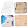 LALAFINA Transparent Acrylic Sewing Ruler for DIY Tailoring Clear Square