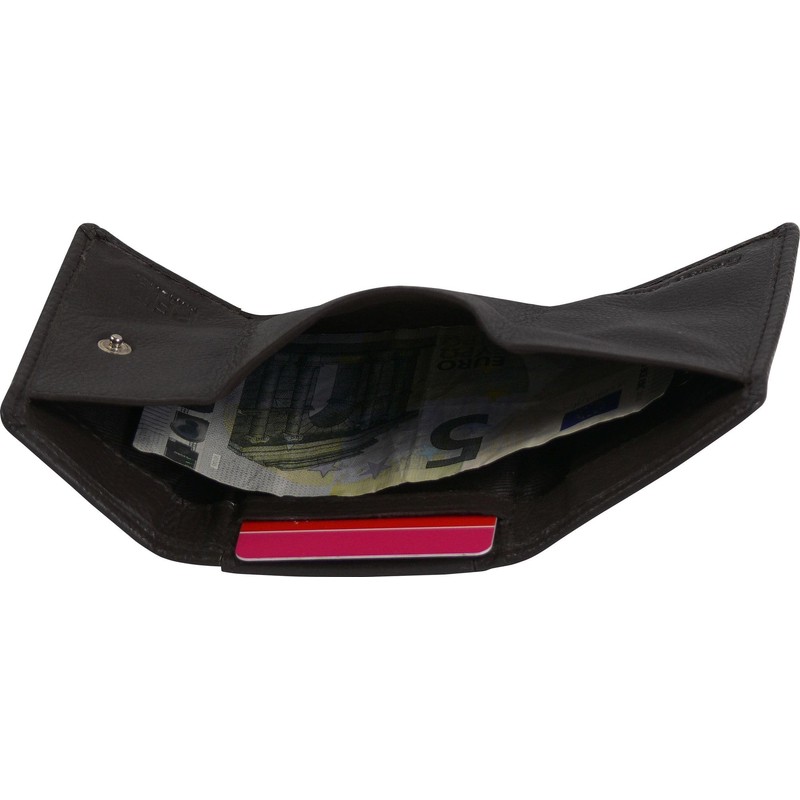 Harrys-Collection Women's Men's Small Handy Wallet Soft Nappa Leather RFID
