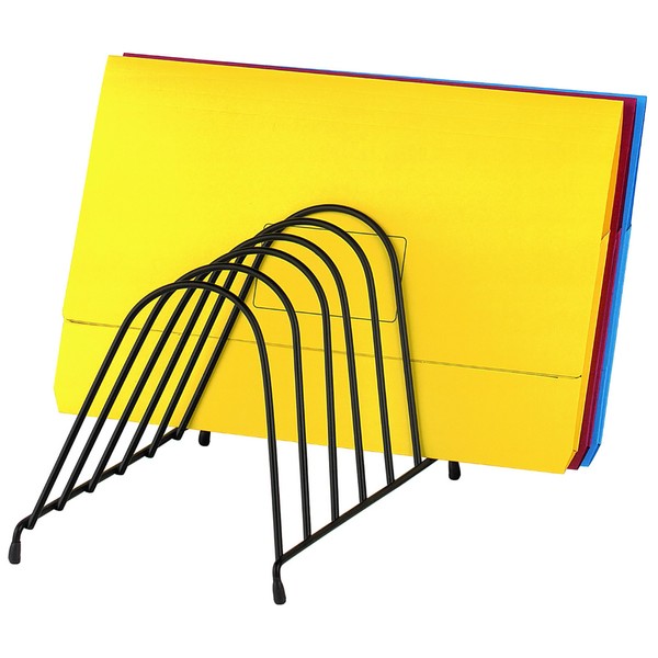 Marbig Step File Wire Organiser Angled Black