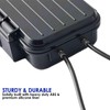 Portable Lock Box, 4-Digit Combination Safe Boxes with Detachable Cable,