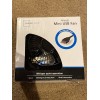 Mainstays 4 Inch Metal USB Table Desk Fan Black Pivoting