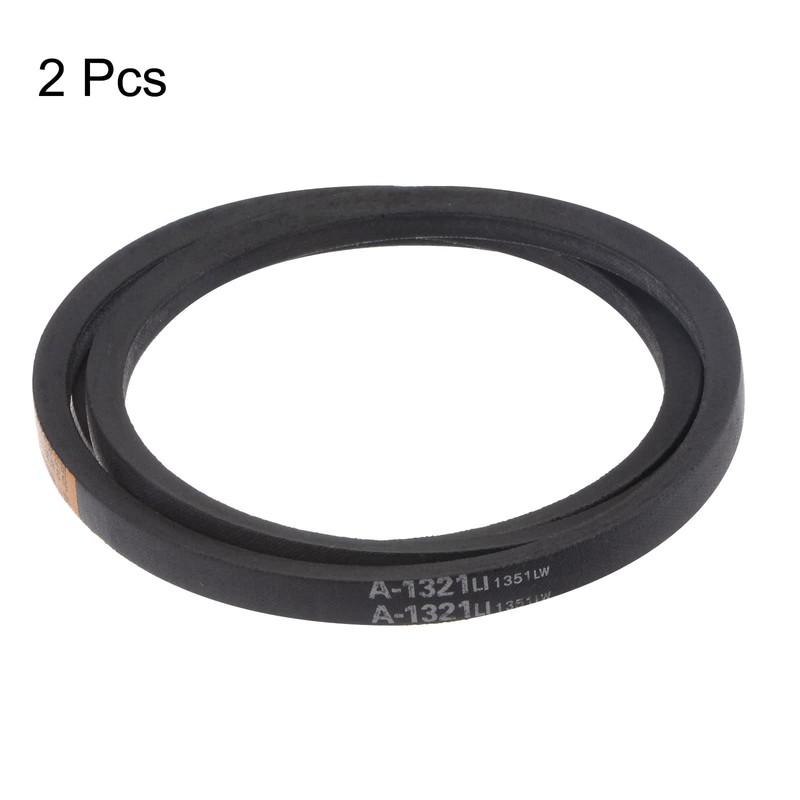 sourcing map 2 x A-1321 V-belt drive belt, 1321 mm,