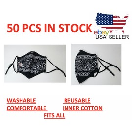 Unbranded 50PCS OF COMFORTABLE, REUSABLE, WASHABLE, FASHIONABLE, MIXED  MASKS