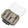 64 Pcs Fly Fishing Flies Stainless Steel Colorful Fishing Lure