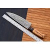 Damascus CUSTOM HANDMADE FORGED DAMASCUS STEEL CHEF KNIFE KITCHEN KNIFE