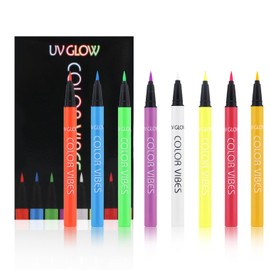 8 Colours Matte Liquid Eyeliner Set, Vibrant Rainbow Coloured Neon Cosmetics, Waterproof, Smudge-proof and Long-Lasting Gel Eyeliner Kit for Women, Eyeliner Pencil Pigmented