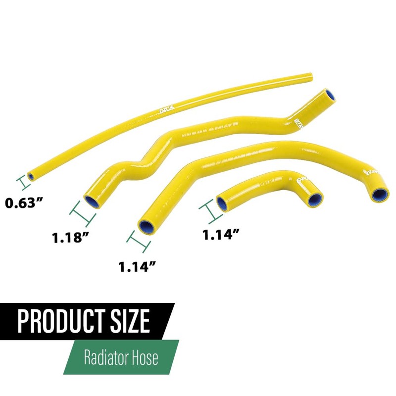 LQI Silicone Radiator Hose Kit Compatible with Yamaha Banshee 350