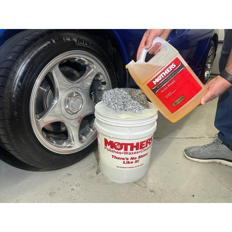 Mothers 80138 Professional Auto Wash, 1 Gallon
