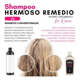 6 Shampoo Crecimiento Anticaída Reparador 7en1 Paquete Mixto                                                                                          