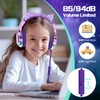 JYPS Children's Headphones, Headphones with Cable, 85/94 dB Volume Limiter,