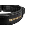 Dingo Gear S04022 Leather Collar for Dogs "Drago" Amortized Black
