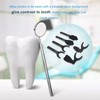 6pcs Intraoral Photographic Black Background Metal Dental Photo Backdrop Contrastor