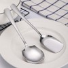 2 Pcs Large Serving Spoons Stainless Steel Large Buffet Serving