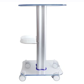 PIAOCAIYIN Acrylic Cart, Beauty Salon Trolley Cart, Salon Tray on Wheels, Acrylic Rolling Cart, Trolley Stand Mobile Cart, Medical Trolley, Beauty Instrument Storage Tray for Beauty Salon
