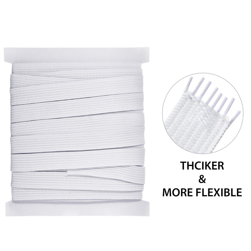 Shappy Elastic for Sewing Knit Elastic Band 1/2 Inch x