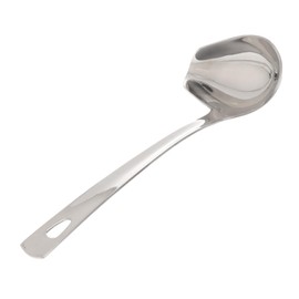 FUNOMOCYA 1pc Drizzle Spoon Sauce Spoon for Baking and Decorating Dishwasher Safe with Extended Handle Kitchen Cutlery for Easy Use