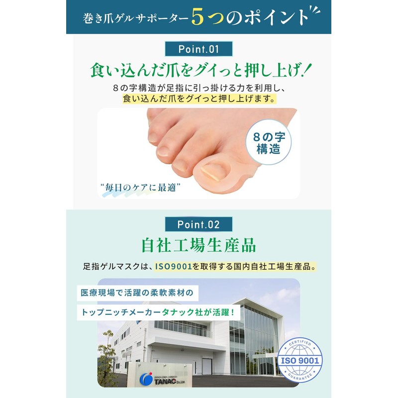 Tanak: Gel Nail Supporter x Made in Japan x 2