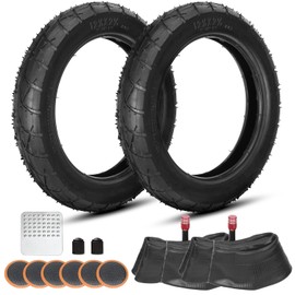 GREHUA 12.5x2.25 12 1/2 x 2 1/4 Tire & Inner Tube Kit Compatible with Razor Pocket Mod Dirt Rocket Bella Betty Hannah Montana Sweet Pea GT IZIP eZip Gas Electric Scooter Parts with Valve Stem 2 Pack