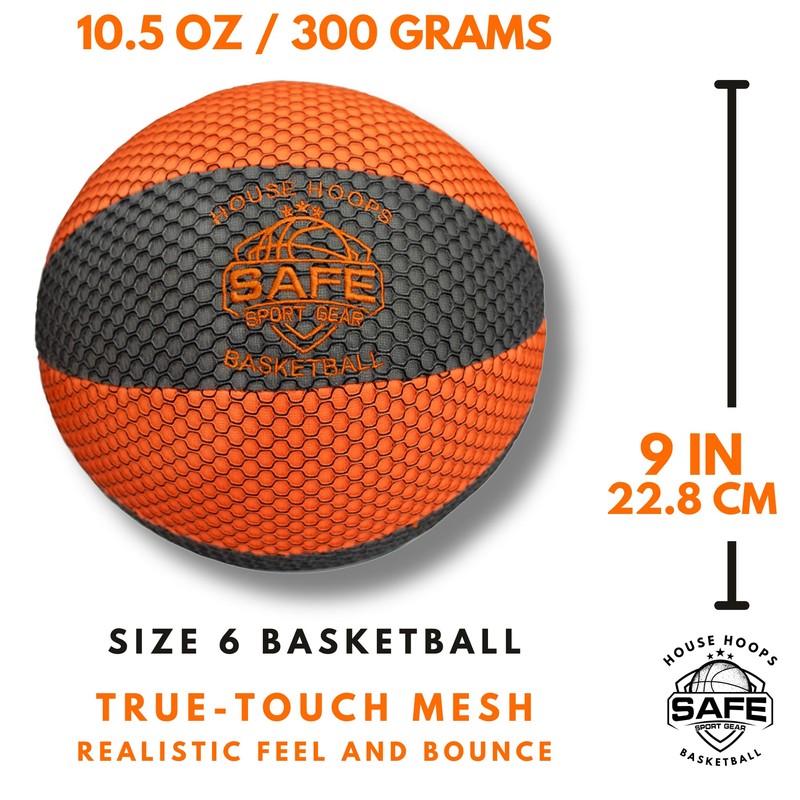 Safe Sport Gear The House Basketball - HouseHoops Soft Basketball