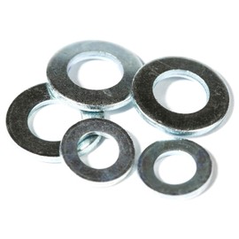 M7 (7mm) Flat Washers Form A Type - Steel (Pack of 50)