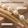 Nerciony Set of 2 Pearl Curtain Tie Backs, 19.7 Inch