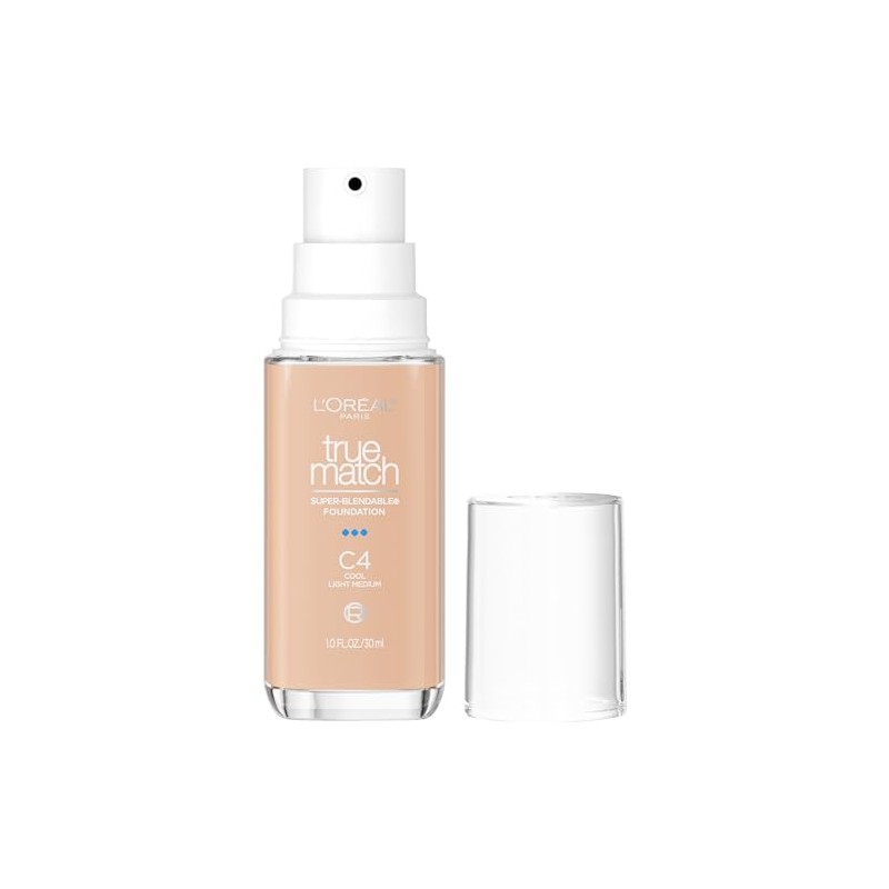 L'Oreal Paris True Match Super-Blendable Foundation, Medium Coverage Liquid Foundation