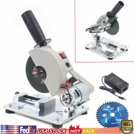 Unbranded 4cm Mini Miter Saw Electric Table Cut-Off Chop Saw DIY Model Crafts Hobby Metal