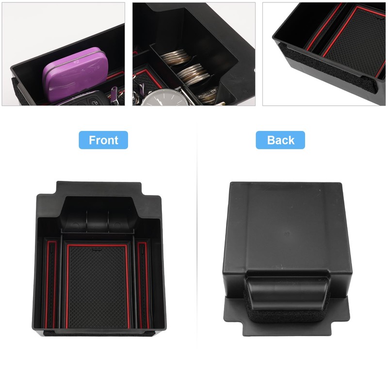 Coleya Centre Console Storage Box Compatible with Seat Ateca 2016-2024,