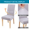 Smiry Velvet Stretch Dining Room Chair Covers Set of 2,