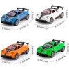 4Pcs Die-Cast Model,Pull-Back Toy Car,Car Model,C hildren's Toy,4 Toy Cars