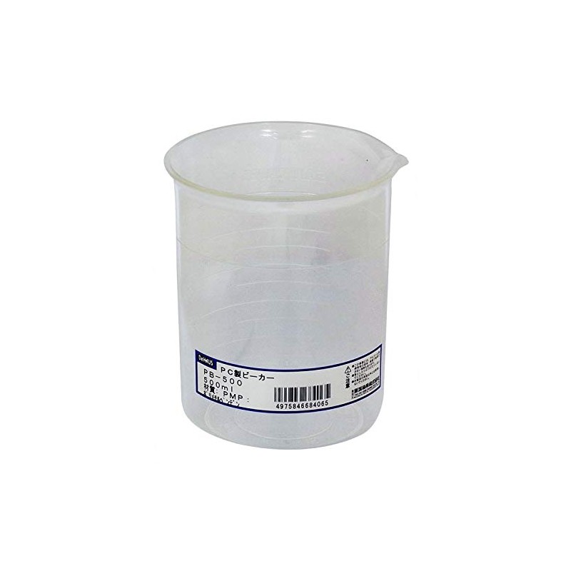 Niigata Seiki BeHAUS PB-500 PC Beaker 16.9 fl oz (500