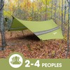 VILLEY Hammock Tent Rain Fly, Octagonal Waterproof Camping Tarp, Sun