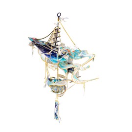 MU 3D Metal Puzzles Windbell Wind Chime A Model Kits Building for Adult and Teeners, Windchime Jigsaw Miniature DIY Sets, Birthday Gift