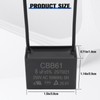 Podoy Ceiling Fan Capacitor CBB61 8uf 2 Wire for Compatible