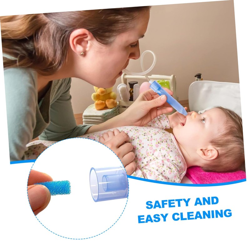 Kisangel 400pcs Nasal Hygiene Filters for Air- Sponge Nose Cleaning