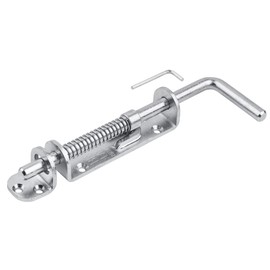 National Hardware N109-212 V1142 Spring Loaded Heavy Duty Sliding Bolt Zinc
