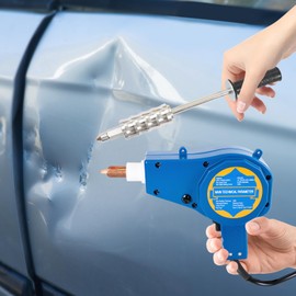 Goudergo 10KW Dent Puller Stud Welder Dent Repair Ki with Carrying Case, 110V Stud Welder Kit,Spot Welder for Car 2mm/0.078in Weld Iron and Car Body Dent Repair