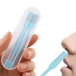 nalaina Nose Hair Cutter, 3 Pieces, Nose Hair Scissors, Nose Hair Trimming, Painless, Safe, Easy, Manual, Lightweight, Portable, Unisex