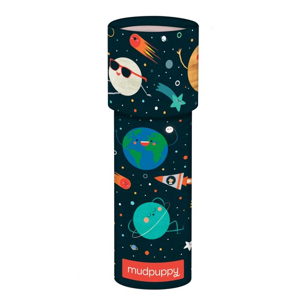 Mudpuppy Solar System – 6.5” Tall with 2.25” Diameter – Colorful Kaleidoscope for Kids with Colorful Artwork, Ideal for Ages 3-8 – Toy Made of Matte-Finish Board Material