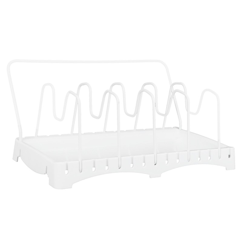 Multifunction Standing Cutting Board Storage Rack Pan Pot Lid Stand